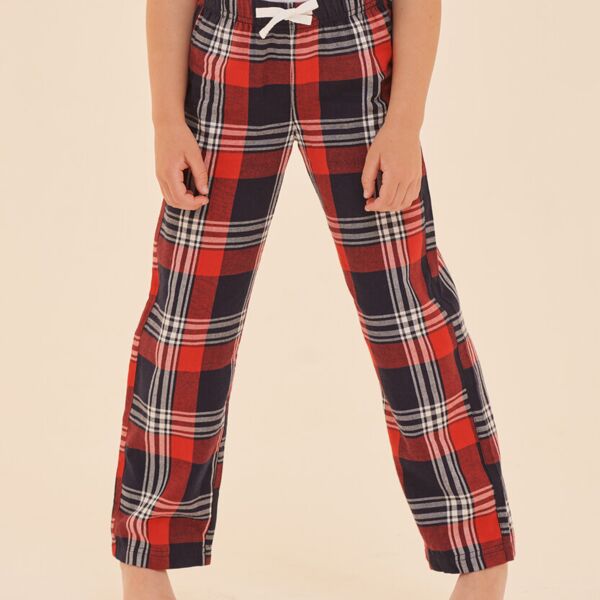 Kids tartan lounge pants Thumbnail