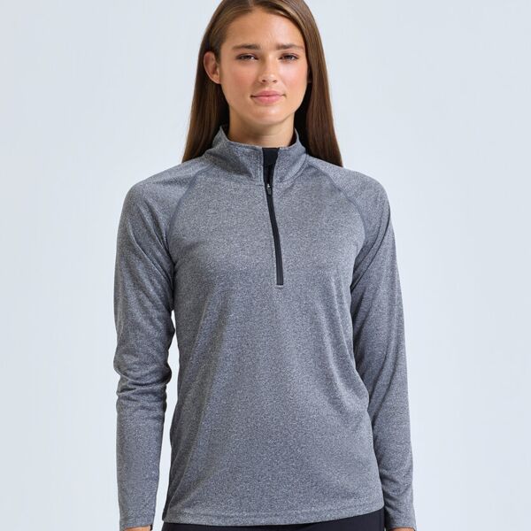 Women's TriDri® long sleeve performance ¼ zip Thumbnail
